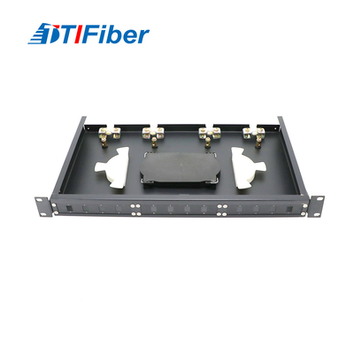 19 Inch Fixed Type Fiber Optic Terminal Box Dengan 12 port Simplex