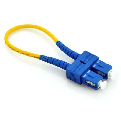 SC / ST / MU / FC / MPO / MTP Loopback Fiber Optik Untuk Telekomunikasi