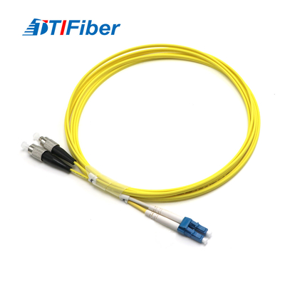 TTIFiber FC-LC Kabel Patch Serat Optik Kuning Singlemode Duplex