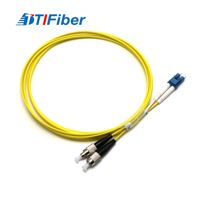 TTIFiber FC-LC Kabel Patch Serat Optik Kuning Singlemode Duplex