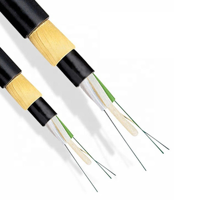 ADSS Single / Double Sheath Fiber Optic Cable Mendukung OEM ODM