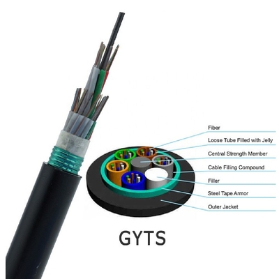 GYTS Multi Loose Tube 24 36 48 Core Fiber Optic Cable Duct Aerial Armored