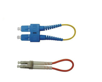SC LC MPO Fiber Optic Loopback telekomunikasi kabel serat optik patch dengan CE