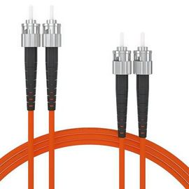 OM1 OM2 Orange Kabel serat optik patch OS1 OS2 MM SX DX multicore dapat disesuaikan