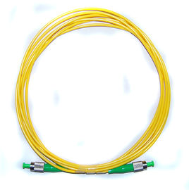 G657A1 / A2 Kuning Fiber Optic Patch Cord Kabel mode tunggal Bahan ABS