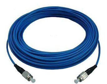 Kabel serat optik lapis baja pigtail Fiber Optic Patch Cord CE ROHS Bersertifikat