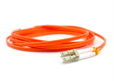 Kabel Patch Serat Optik LC / UPC 50/125 Duplex Multimode yang Sangat Keamanan