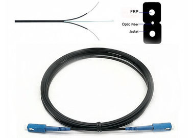 G652d Multimode Fiber Patch Cable 1F SC / UPC Drop 1 Core Jumlah Serat Disesuaikan Panjang
