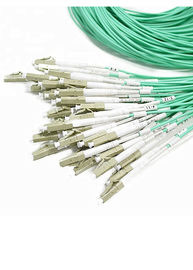 Disesuaikan 48-96 Kabel Patch Serat Optik OM4 MTP / MPO 3 Meter Dengan Konektor LC