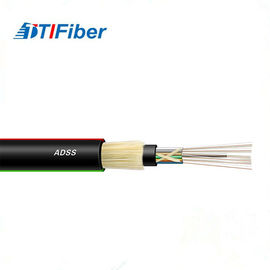 Kabel Patch Serat Optik Non Metalik ADSS 6/12 Core Dengan 120m 100m 80m Rentang