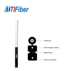 Single Mode Kabel Jaringan Fiber Optik G652d G657A OS2 LSZH 1/2 Inti Jenis Busur Datar