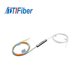 Tabung Baja Jenis Splitter Kabel Optik 1x2 Tanpa Panjang Disesuaikan Konektor