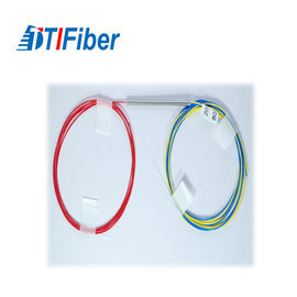 Tabung Baja Jenis Splitter Kabel Optik 1x2 Tanpa Panjang Disesuaikan Konektor