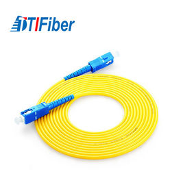 Kabel Fiber Optic Patch Terbuka SC / UPC-SC / UPC 2.0MM LSZH Untuk Jaringan Telekomunikasi