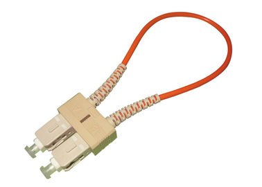 SC UPC APC Fiber Loopback untuk komponen jaringan pengujian, disesuaikan