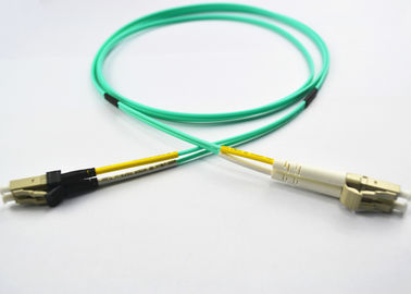 Mini LC Fiber Optic Patch kabel dengan OM3 LSZH Jacket, OS1 / OS2 / OM1 / OM2