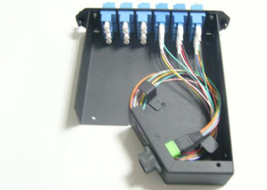 12 Konektor SC Panel Patch MPO anti goncangan untuk sistem kabel kabel