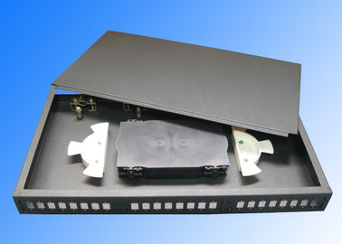 Dummy drawer Rack mounted Fixed Terminal Kotak Serat Optik untuk Solusi FTTH