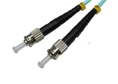 Hitam FTTH simplex ST Fiber Optic konektor Ferrule, PC / UPC