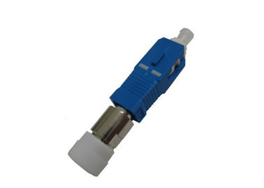 Zinc alloy Female / Pria Fiber Optic Adapter untuk CATV System / LAN &amp;amp; WAN