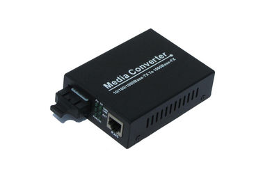 10 / 100M serat optik ethernet converter, single mode media converter