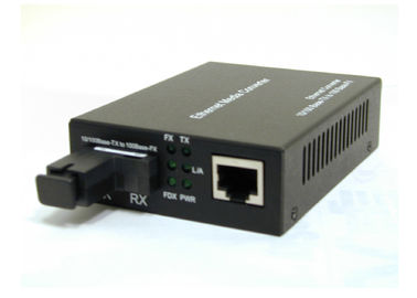 100M Singlemode / Multimode serat optik Media Converter untuk Ethernet