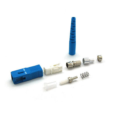 SC / FC / ST / LC / MU Belanja Online FTTH Ho Fiber Optic Zirkonia Keramik APC Ferrule Flange Cable