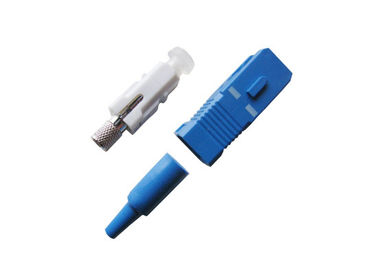 Konektor Optic SC Simplex Fiber dengan 2.5mm Ferrule, Dipoles / Kasar Type