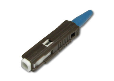 SPC polishing MU Fiber Optik Connector dengan 1.25mm Ferrule untuk CATV Network