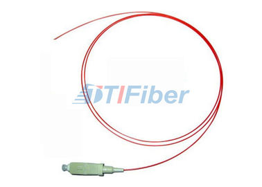 OM1 62.5 / 125 SC Fiber Optik Pigtail, 0.9mm OFNP Kabel Fiber Optic