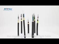 Outdoor GYTA Fiber Optic Cable Loose Tube Aluminium Tape Flame Retardant Duct Installation