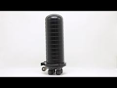 Kotak Fiber Optik Mini Dome 12 Inti 24 Inti 36 Inti 1 Input 2 Output Penutup Sambungan Fiber Hitam