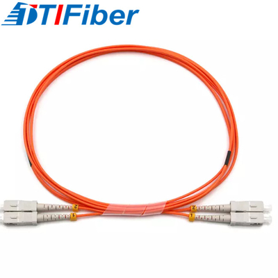 62.5/125 Kabel Serat Optik Patch Multimode SC/UPC -SC/UPC SM DX Fiber Cable