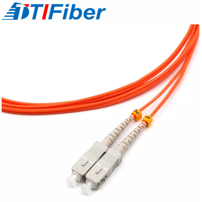 62.5/125 Kabel Serat Optik Patch Multimode SC/UPC -SC/UPC SM DX Fiber Cable