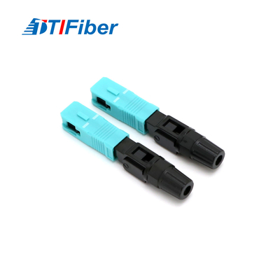 Kabel Drop FTTH Menggunakan Konektor Cepat Serat Optik SC UPC OM3