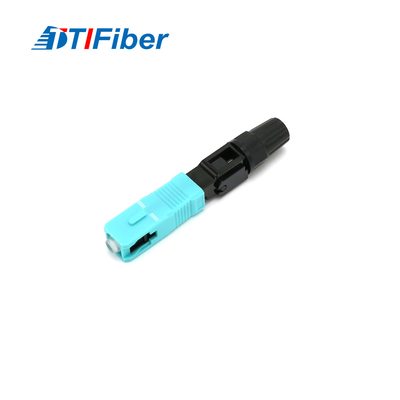 Kabel Drop FTTH Menggunakan Konektor Cepat Serat Optik SC UPC OM3