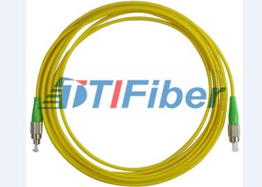 FC / APC-FC / APC Simplic Fiber Cord Patch 3.0mm PVC Yellow Jacket