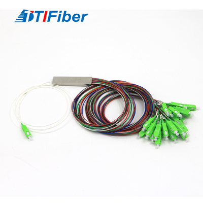 Sistem FTTX Fiber Optic Splitter 1x16 Dengan Pigtail Sc / Apc