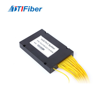 Sistem Fttx Ftth PLC Fiber Optic Splitter Jenis Kotak Abs