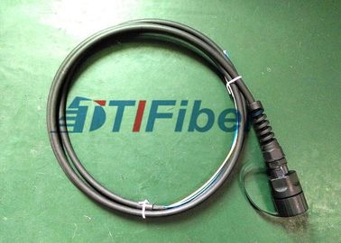 ODVA -LC Duplex IP67 Kabel serat Optik patch / rakitan kabel serat