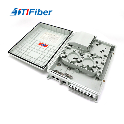 Outdoor FTTH 16 Core Kosong Kotak Distribusi Serat Optik Penuh Bahan ABS