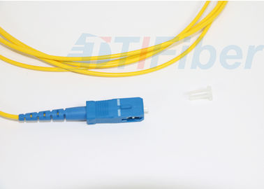 SC / UPC Singlemode Duplex Fiber Optic Patch Cord dengan G657A Fiber