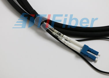 Kabel Patch Serat Optik Singlemode Duplex dengan Kabel Armor LC / UPC ke LC / UPC