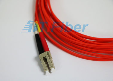 62.5 / 125 mm Duplex Fiber Patch Cords Multimode LC / UPC ke SC / UPC