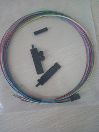 12 inti pita serat Optik Buffer Tube Fan Out Kit 1m dengan buffer 0,9mm