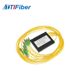 Disesuaikan kuning FTB ABS Fiber splitter kotak ABS APC serat optik pigtail