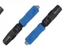Hijau Biru CE ROHS QuickFiber Konektor Optik SC Peralatan konektor cepat serat