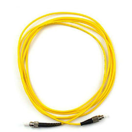 ST-FC Singlemode / Multimode Kabel serat optik patch Simplex / Duxplex OTDR Bersertifikat