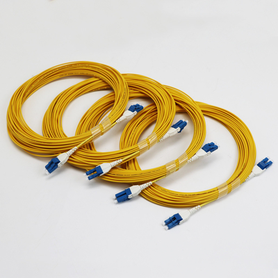 Uniboot LC Fiber Jumper 1M LC UPC Ke LC UPC Single Mode G657.A1 BendInsensitive 2mm LSZH Low Loss 0.15dB Fiber Patch Cord