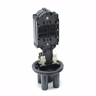 Dome Fiber Optic Box 12 Core 24 Core 36 Core 1 Input 2 Output ABS Hitam Mini Fiber Splice Closure